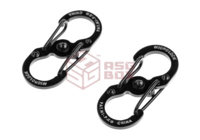 Nite Ize S-Biner Stainless Steel MicroLock 2pcs Black - obrazek 3