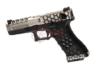 AW Custom VX0200 Hex Cut Full Metal GBB Silver - obrazek 2
