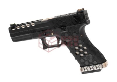 AW Custom VX0201 Hex Cut Full Metal GBB Black - obrazek 2