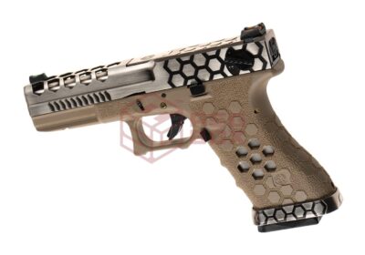 AW Custom VX0210 Hex Cut Full Metal GBB FDE - obrazek 2