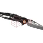 Artisan Cutlery Cygnus Framelock Sculpted Black