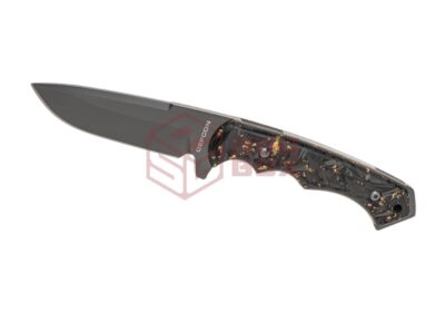 Defcon D2 Fixed Blade Gold Flecks Handle Grey - obrazek 2