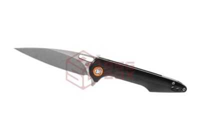 Artisan Cutlery Small Archaeo Linerlock Smooth G10 Black - obrazek 2