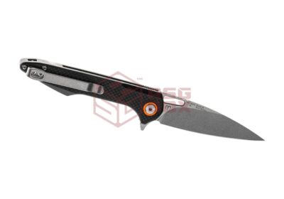 Artisan Cutlery Small Archaeo Linerlock Textured G10 Black