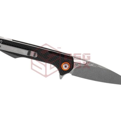 Artisan Cutlery Small Archaeo Linerlock Textured G10 Black