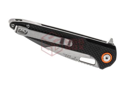 Artisan Cutlery Small Archaeo Linerlock Textured G10 Black - obrazek 5