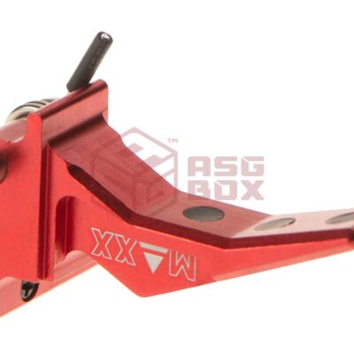 Alternative view of Maxx Model CNC Aluminum Advanced Speed Trigger for EVO-3 Style B Red