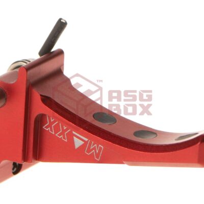 Alternative view of Maxx Model CNC Aluminum Advanced Speed Trigger for EVO-3 Style D Red