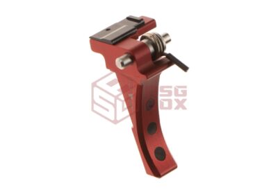 Maxx Model CNC Aluminum Advanced Speed Trigger for EVO-3 Style D Red - obrazek 3