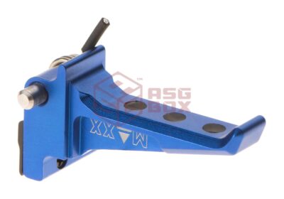 Maxx Model CNC Aluminum Advanced Speed Trigger for EVO-3 Style E Blue - obrazek 2