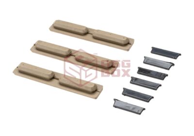 Manta M-LOK Covers 3pcs Kit Dark Earth - obrazek 2