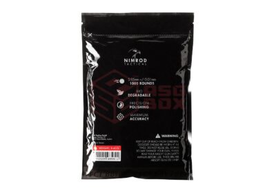 Nimrod 0.43g Bio BB Professional Performance 1000rds Bag White - obrazek 2