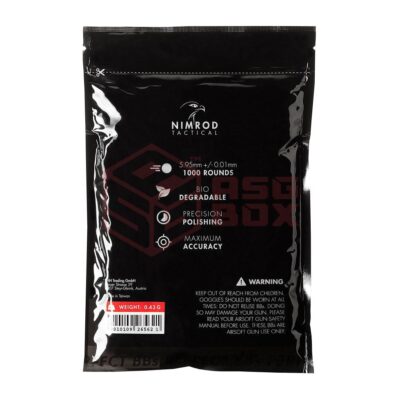 Alternative view of Nimrod 0.43g Bio BB Professional Performance 1000rds Bag White