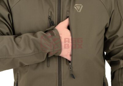 Outrider ED Softshell Hoody Stonegrey Olive XS - obrazek 3
