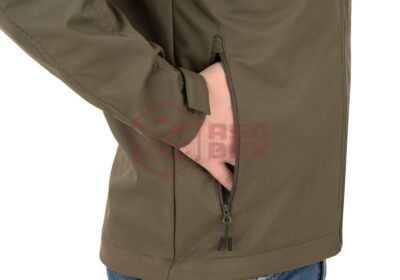Outrider ED Softshell Hoody Stonegrey Olive XS - obrazek 5