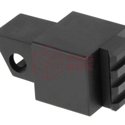 Alternative view of SPR 300 1913 Rail Stock Adaptor Black