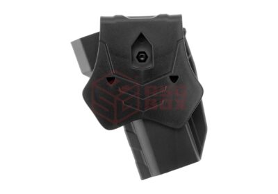 Amomax Paddle Holster for WE / KJW / KWA / KSC / TM 1911 5" - Red Dot Compatible Black - obrazek 2