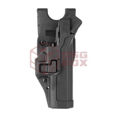Alternative view of Blackhawk Serpa L3 Duty Holster for Glock 17/19/22/23/31/32 Right Side Black
