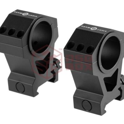 Alternative view of Sightmark Tactical Mounting Rings – Extra-High Height Picatinny Rings 1 inch / 30mm Black