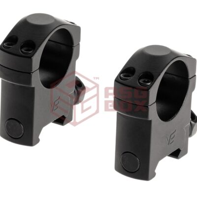 Alternative view of Vector Optics 25.4mm 1“ High Profile Weaver Rings Black