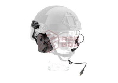 Earmor M32H Plus Tactical Hearing Protection Helmet Version Black - obrazek 2