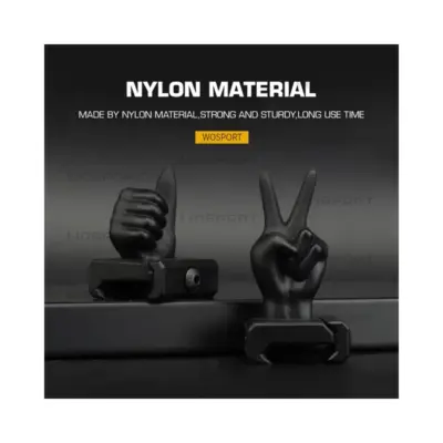 Alternative view of Przyrządy celownicze dłonie gesty - Czarny