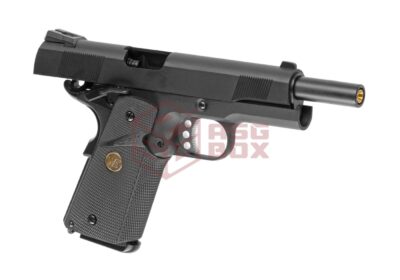 WE M1911 MEU Full Metal GBB Black - obrazek 3