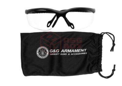 Shooting Glasses Clear Black - obrazek 6