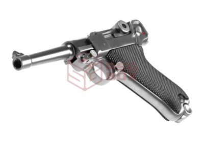 WE P08 Full Metal GBB Silver - obrazek 4