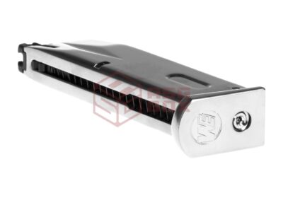 WE Magazine M9 GBB 25rds Silver - obrazek 3