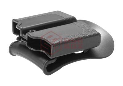 IMI Defense Single Row Double Magazine Pouch Black - obrazek 3