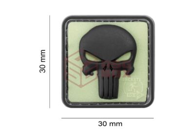 JTG Punisher Rubber Patch Glow Back - obrazek 5