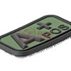JTG Bloodtype Rubber Patch A Pos Forest OD-TM-10173221400 6993 asgbox.pl