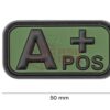 JTG Bloodtype Rubber Patch A Pos Forest OD-TM-10173221400 6993 asgbox.pl