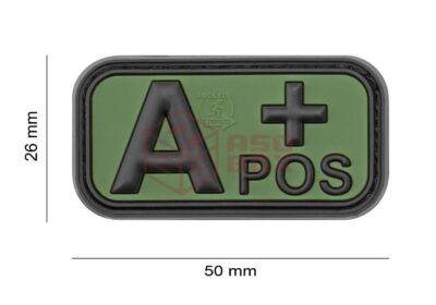 JTG Bloodtype Rubber Patch A Pos Forest - obrazek 4