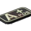 JTG Bloodtype Rubber Patch A Pos Glow OD-TM-10173260100 7102 asgbox.pl