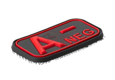 JTG Bloodtype Rubber Patch A Neg Blackmedic - obrazek 3