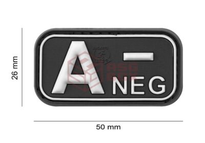 JTG Bloodtype Rubber Patch A Neg SWAT - obrazek 4