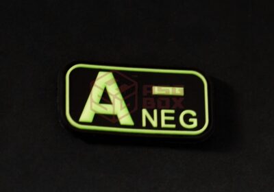 JTG Bloodtype Rubber Patch A Neg Glow - obrazek 4