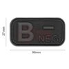 JTG Bloodtype Rubber Patch B Neg Blackops OD-TM-10173506400 20438 asgbox.pl