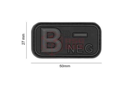 JTG Bloodtype Rubber Patch B Neg Blackops - obrazek 4