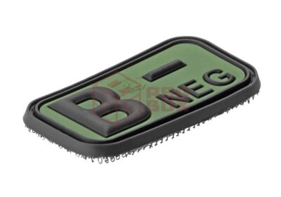 JTG Bloodtype Rubber Patch B Neg Forest - obrazek 3