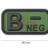 JTG Bloodtype Rubber Patch B Neg Forest OD-TM-10173521400 6996 asgbox.pl