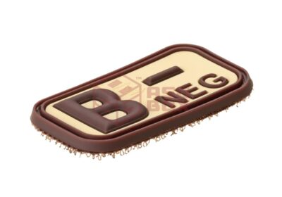 JTG Bloodtype Rubber Patch B Neg Desert - obrazek 3