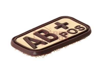 JTG Bloodtype Rubber Patch AB Pos Desert - obrazek 3