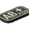 JTG Bloodtype Rubber Patch AB Pos Glow OD-TM-10173660100 7100 asgbox.pl