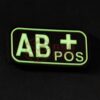 JTG Bloodtype Rubber Patch AB Pos Glow OD-TM-10173660100 7100 asgbox.pl