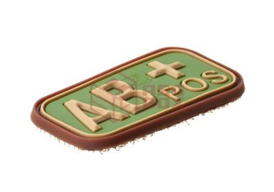 JTG Bloodtype Rubber Patch AB Pos Multicam - obrazek 3