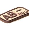JTG Bloodtype Rubber Patch AB Neg Desert OD-TM-10173731000 7091 asgbox.pl