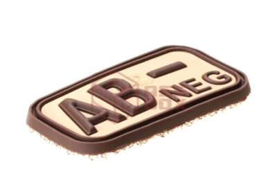 JTG Bloodtype Rubber Patch AB Neg Desert - obrazek 3